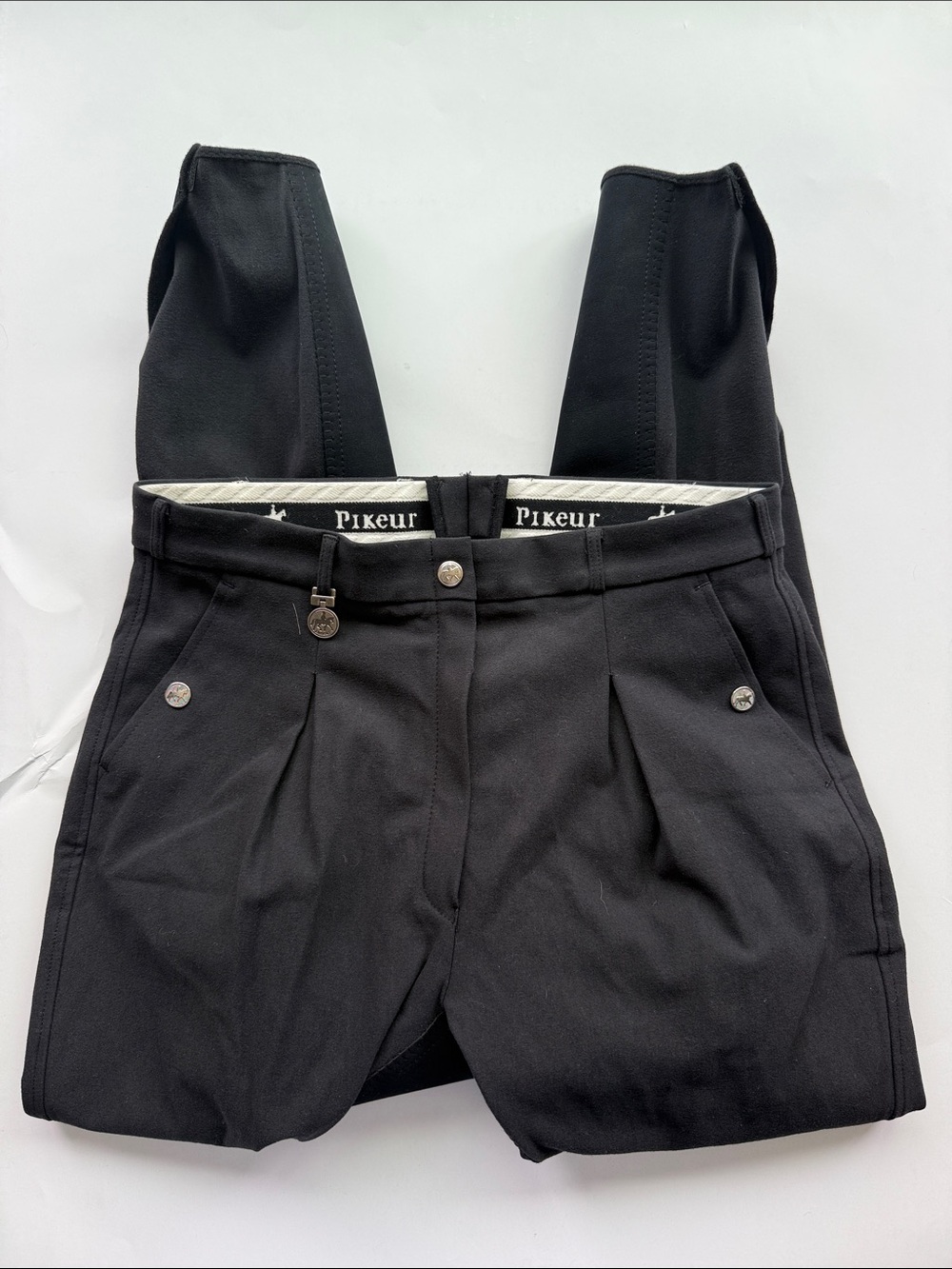 Pikeur Black Pleated Riding Pants 32
